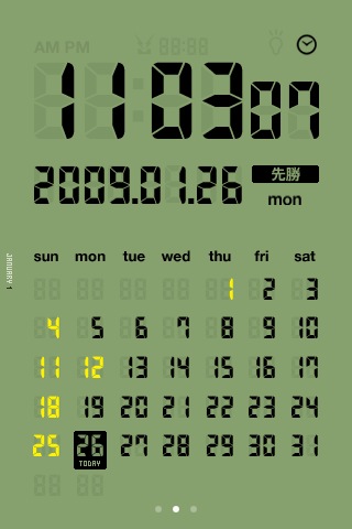 Lcd Clock 常時起動しておきたくなる時計 カレンダー Iphone 研究室